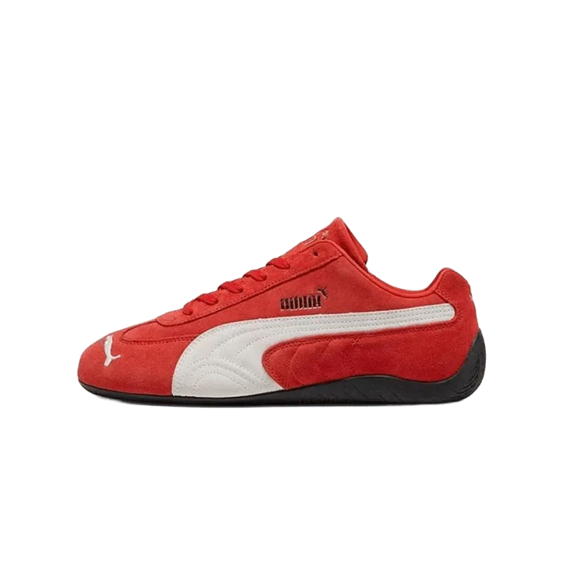 Puma Classic Red Suede Unisex Retro Sneakers