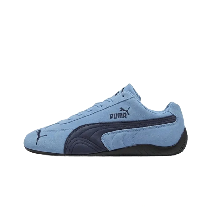Puma Classic Suede: Light Blue Retro Cushioned Sneakers