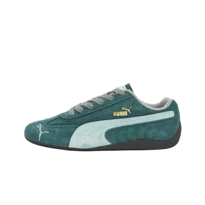 Puma Green Suede Classic Retro Sneakers for Men & Women
