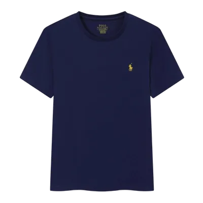 Ralph Lauren Classic Navy Polo T-Shirt: Unisex, Embroidered Cotton
