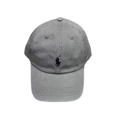 Ralph Lauren Grey Cotton Baseball Cap - Unisex Summer Hat