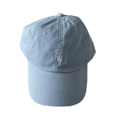 Ralph Lauren Light Blue Cotton Baseball Cap, Pony Logo