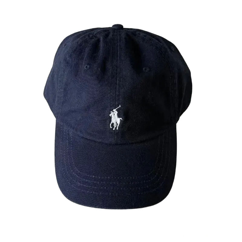 Ralph Lauren Navy Cotton Baseball Cap Unisex