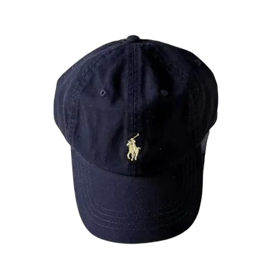 Ralph Lauren Navy Cotton Baseball Cap Unisex
