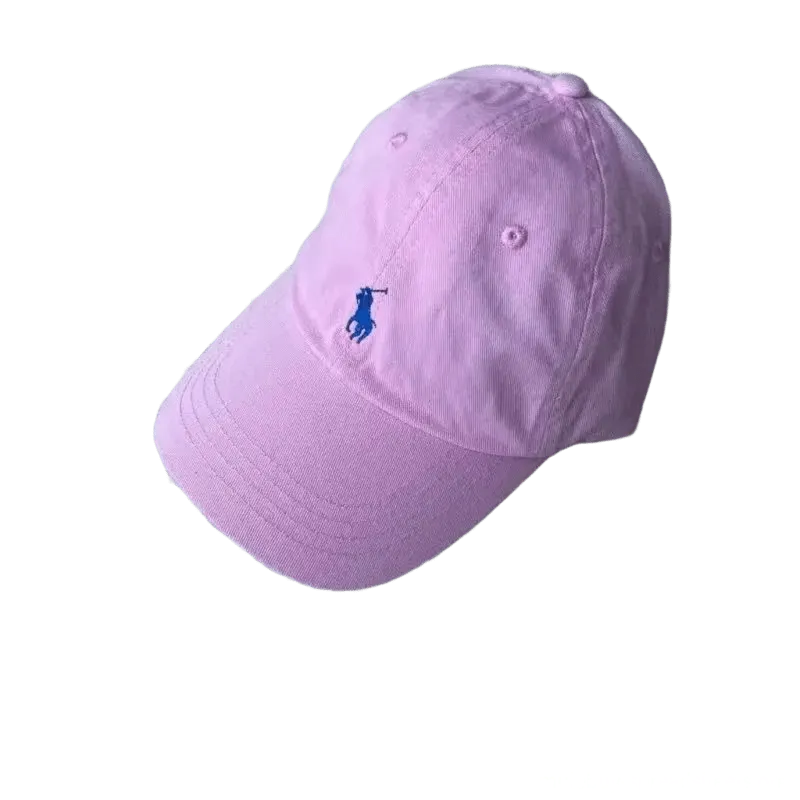 Ralph Lauren Pink Cotton Baseball Cap w/ Pony Logo Unisex