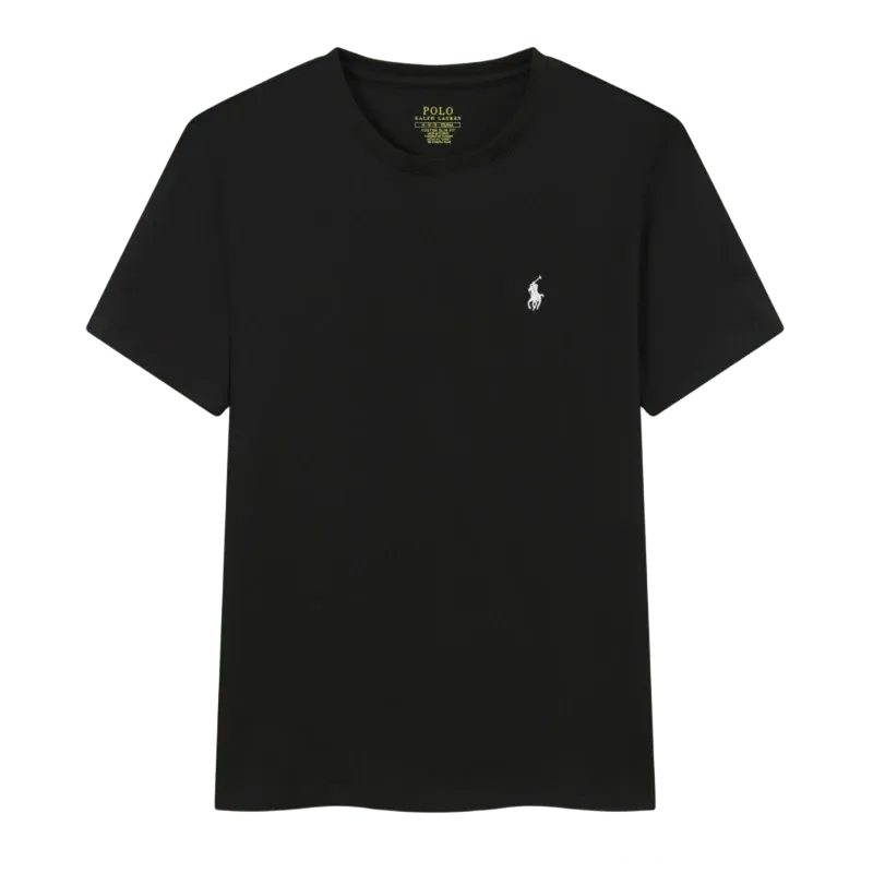 Ralph Lauren Polo Black T-Shirt: Unisex Cotton Tee