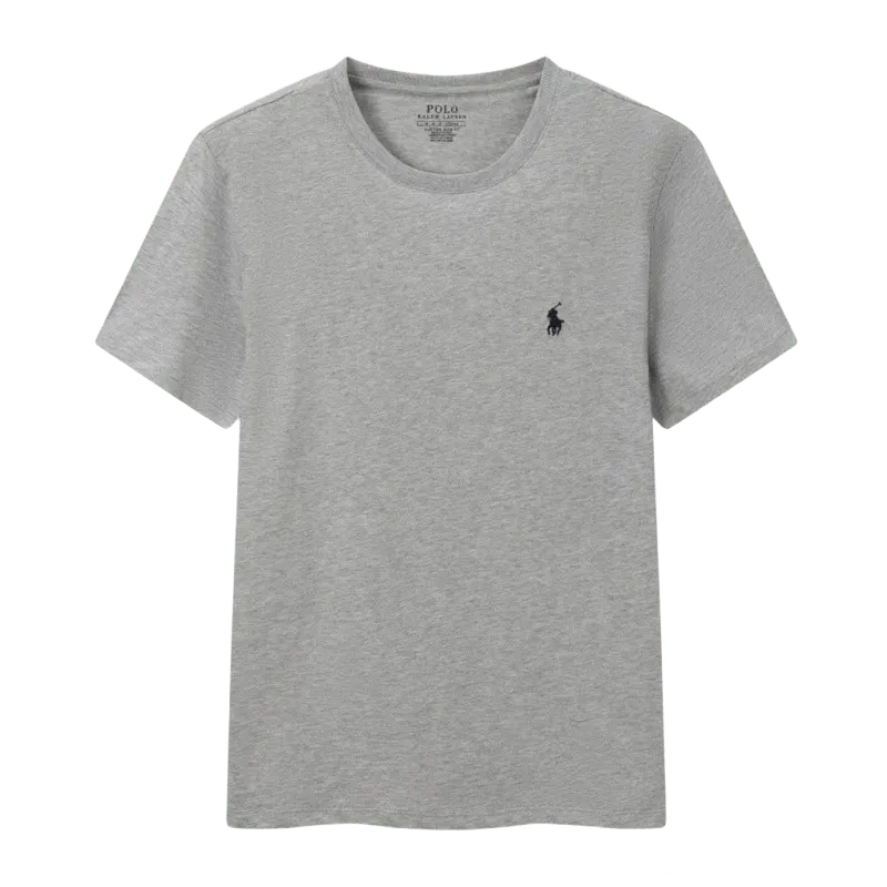 Ralph Lauren Gray Cotton Classic Polo Shirt for Men