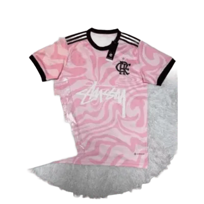 Stussy Football Pink Jersey: Unisex Breathable Streetwear Top