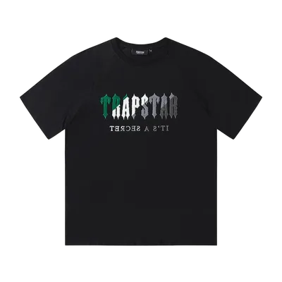 Trapstar Black Cotton Tee: Streetwear Unisex T-Shirt