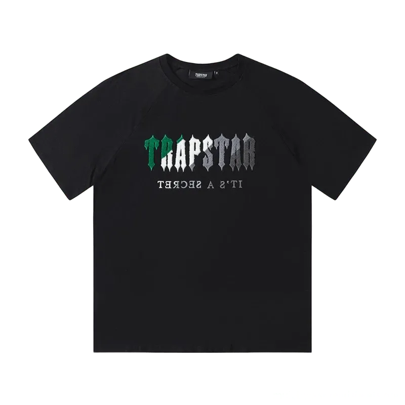 Trapstar Black Cotton Tee: Streetwear Unisex T-Shirt