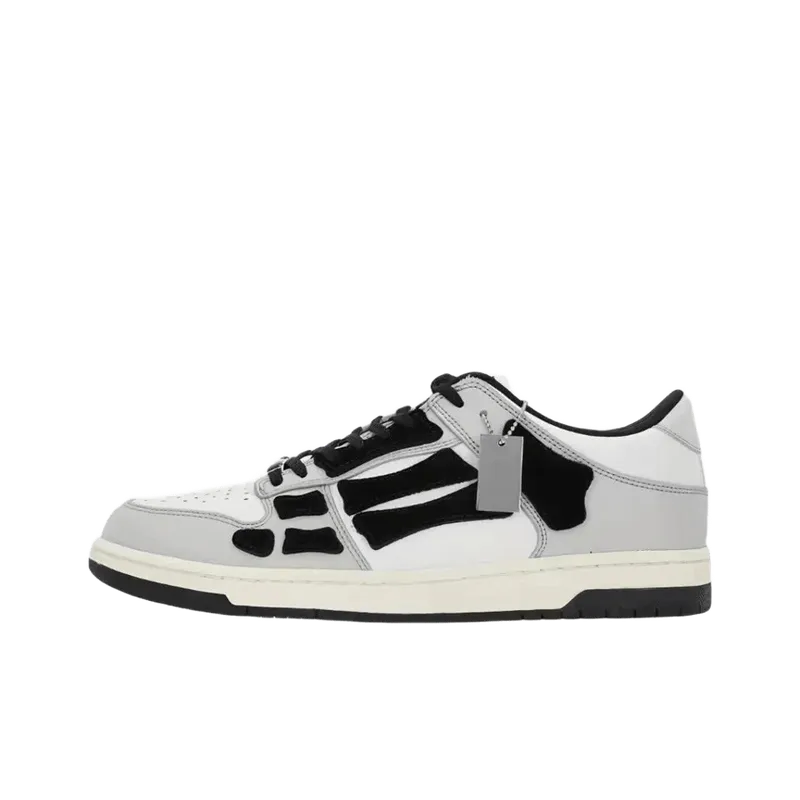 Amiri Black White Leather Sneakers | Unisex Streetwear Shoes