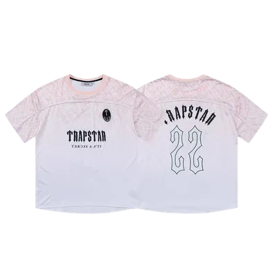 Trapstar Pink-White Gradient Breathable Streetwear Jersey Unisex