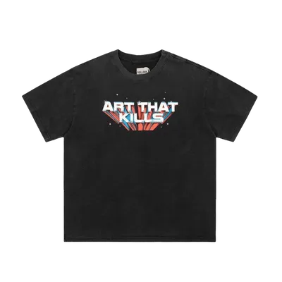 Gallery Dept. "Art That Kills" Unisex Black Cotton Streetwear T-Shirt