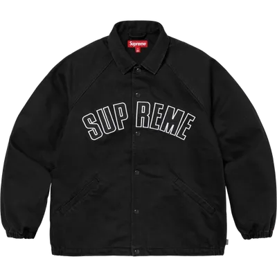 Supreme 90s Black Puffer Jacket - Unisex Streetwear Coat