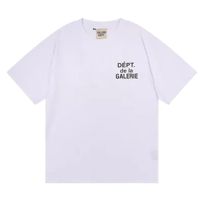 Gallery Dept. White Cotton Unisex Streetwear T-Shirt