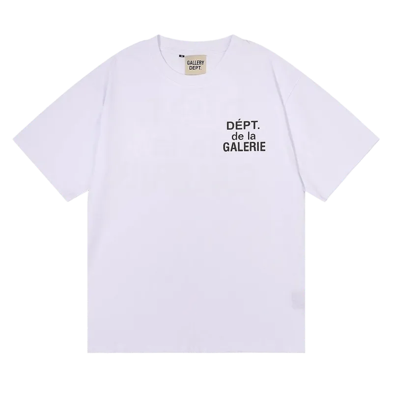 Gallery Dept. White Cotton Unisex Streetwear T-Shirt