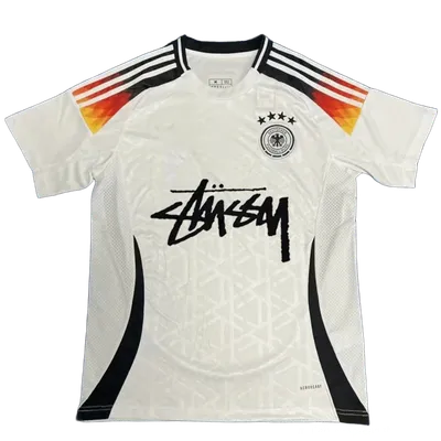 Stussy White Football Jersey: Breathable, Quick-Dry, Unisex