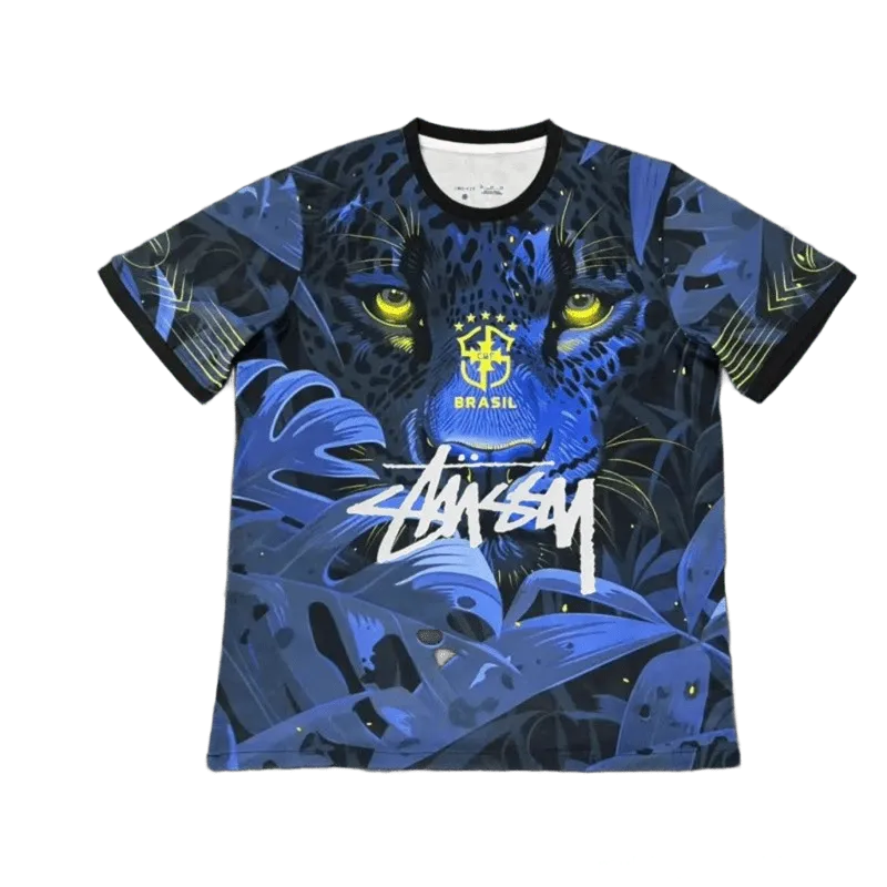 Stussy 90s Animal Totem Blue T-Shirt | Unisex Streetwear