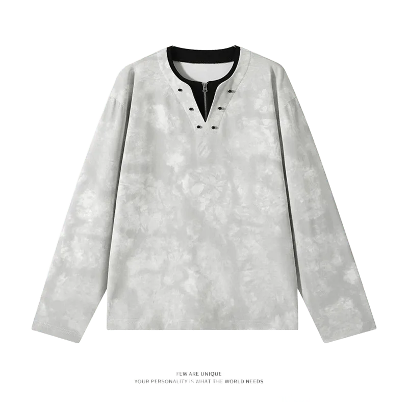 NASALIKE Light Grey Cotton Long Sleeve Top, Unisex