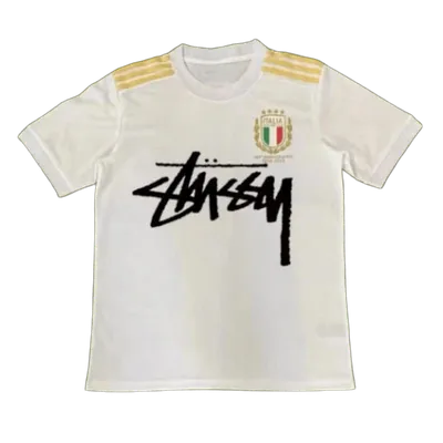 Stussy 90s White Football Jersey: Unisex Streetwear