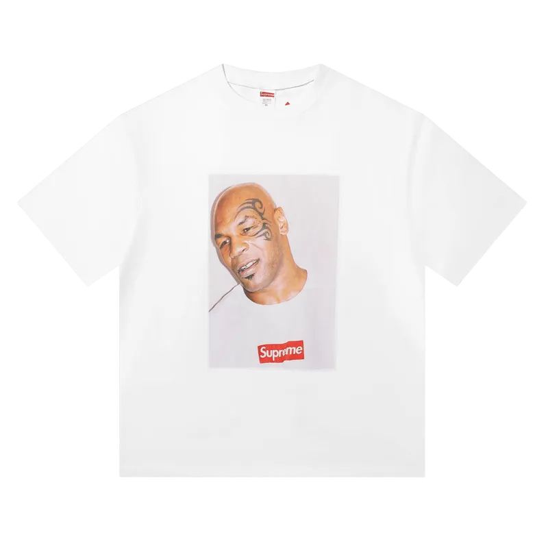 Supreme Classic White T-Shirt 90s Streetwear Unisex Cotton Tee