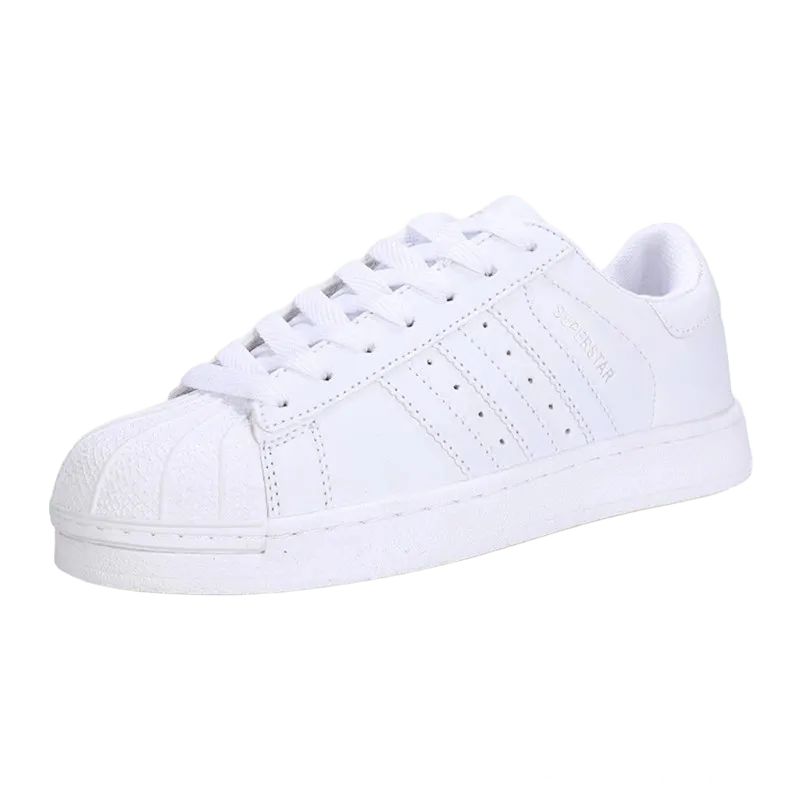 Adidas Superstar White Leather 70s Retro Sneakers