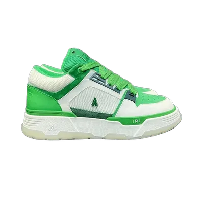 Amiri Green White Patchwork Sneakers | Unisex Street Style Shoes