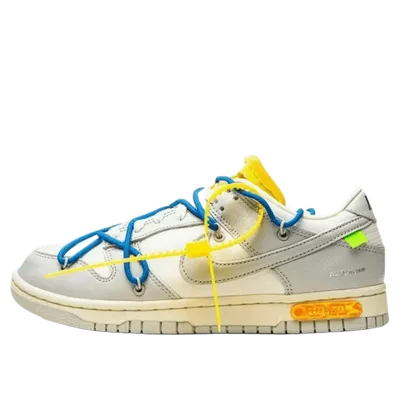 Nike Dunk Grey White Leather Unisex Sneakers