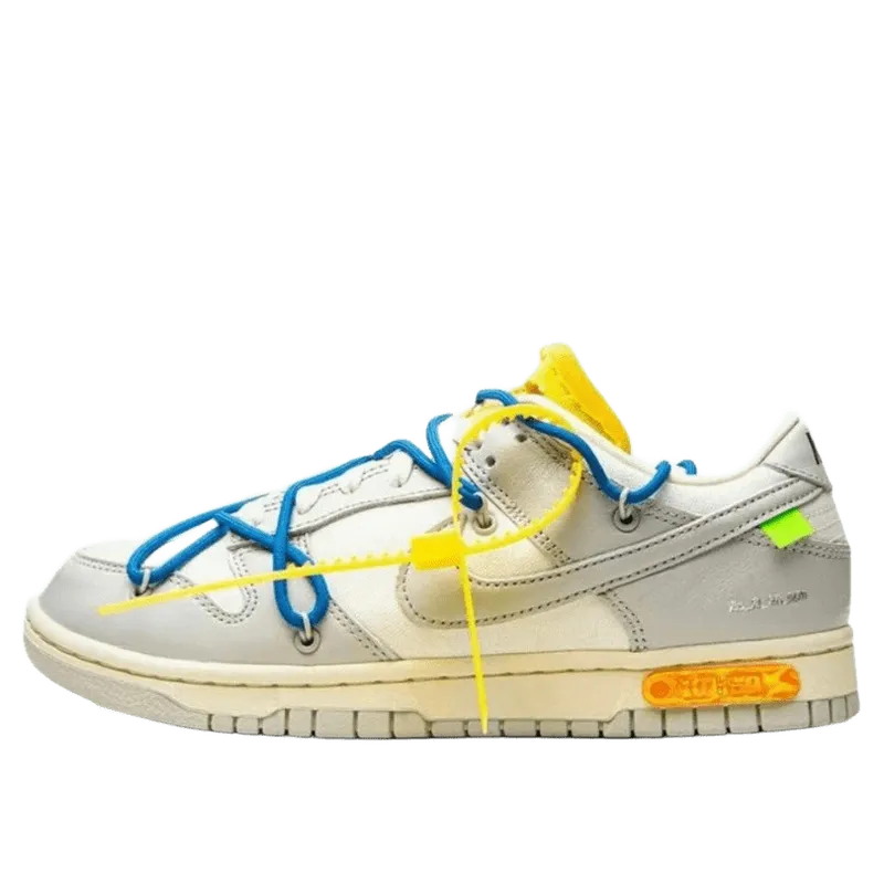 Nike Dunk Grey White Leather Unisex Sneakers