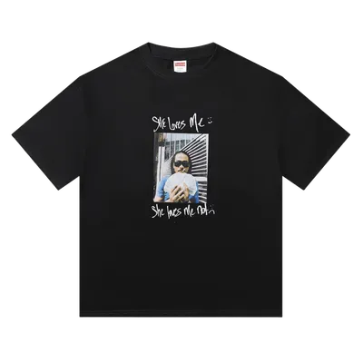 Supreme She Loves Me Black Portrait Tee - Unisex Streetwear