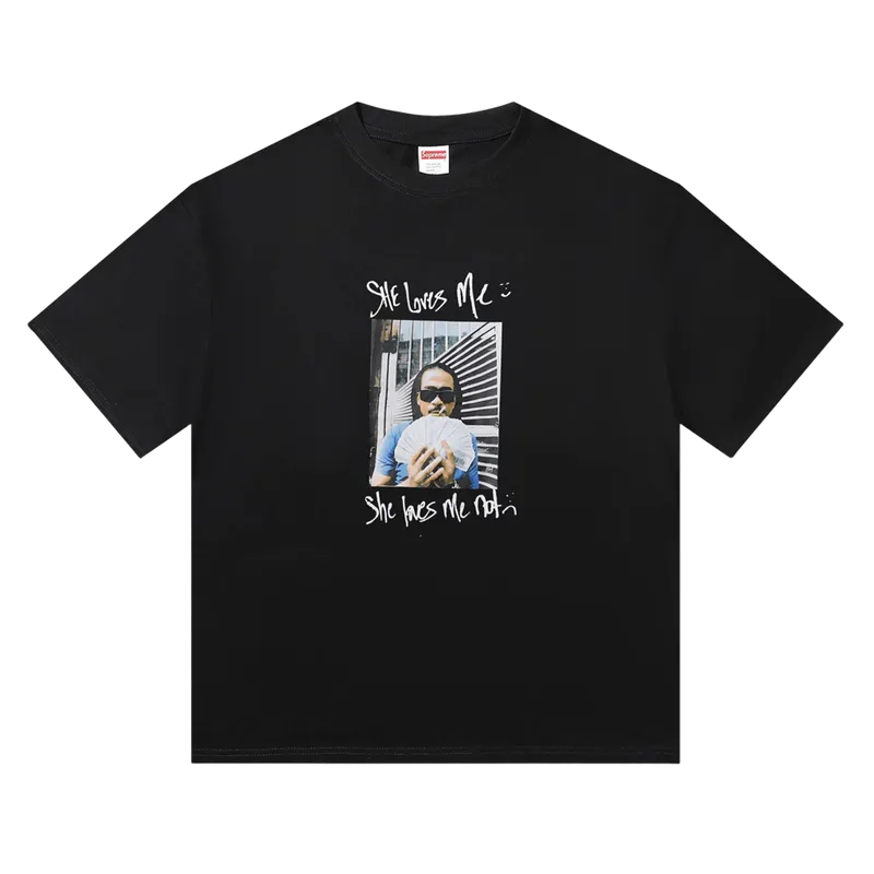 Supreme She Loves Me Black Portrait Tee - Unisex Streetwear