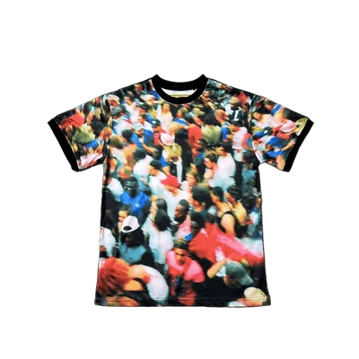 Jerseys Crowd Print Streetwear T-Shirt | Unisex Cotton Tee