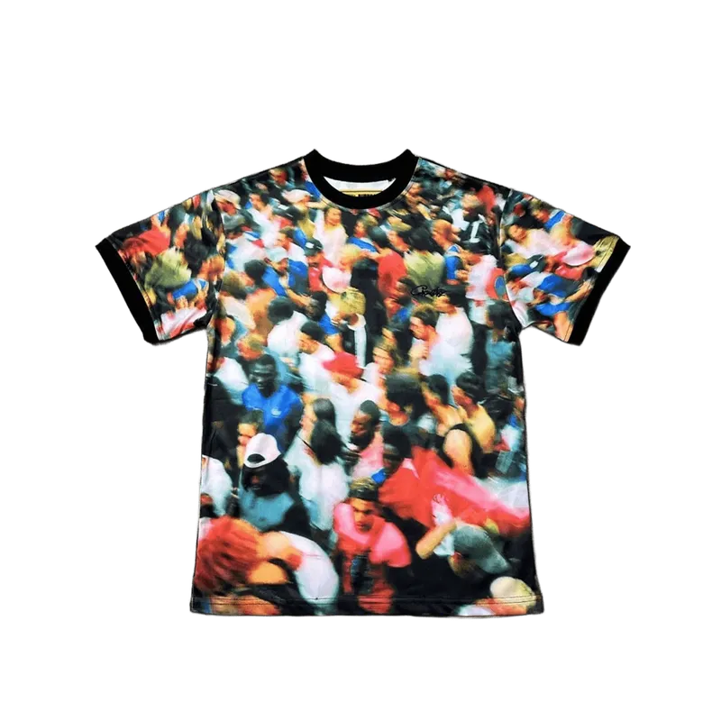 Jerseys Crowd Print Streetwear T-Shirt | Unisex Cotton Tee