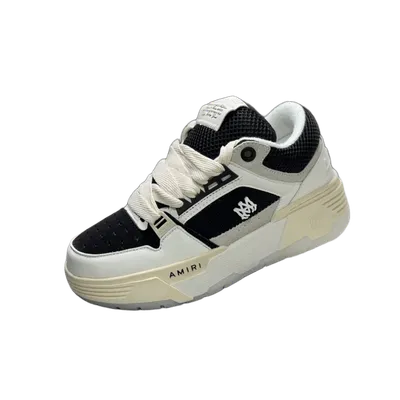 Amiri Patchwork Sneakers | Black & White Unisex Streetwear
