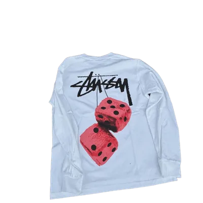 Stussy Classic White Long Sleeve Tee - Unisex Streetwear Cotton