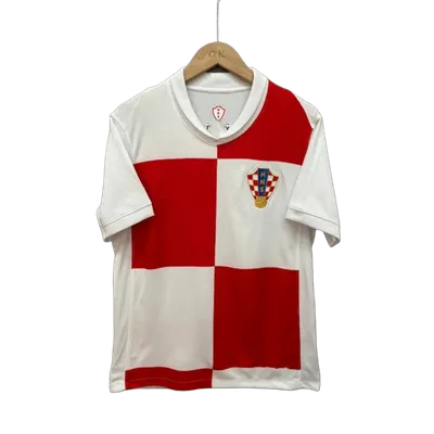 Belgium National Team Vintage Red & White Knit Football Jersey