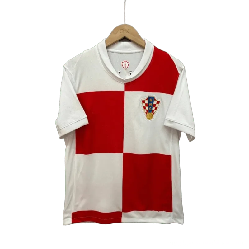 Belgium National Team Vintage Red & White Knit Football Jersey
