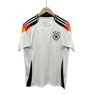Germany Football Jersey: White Quick-Dry Unisex Kit