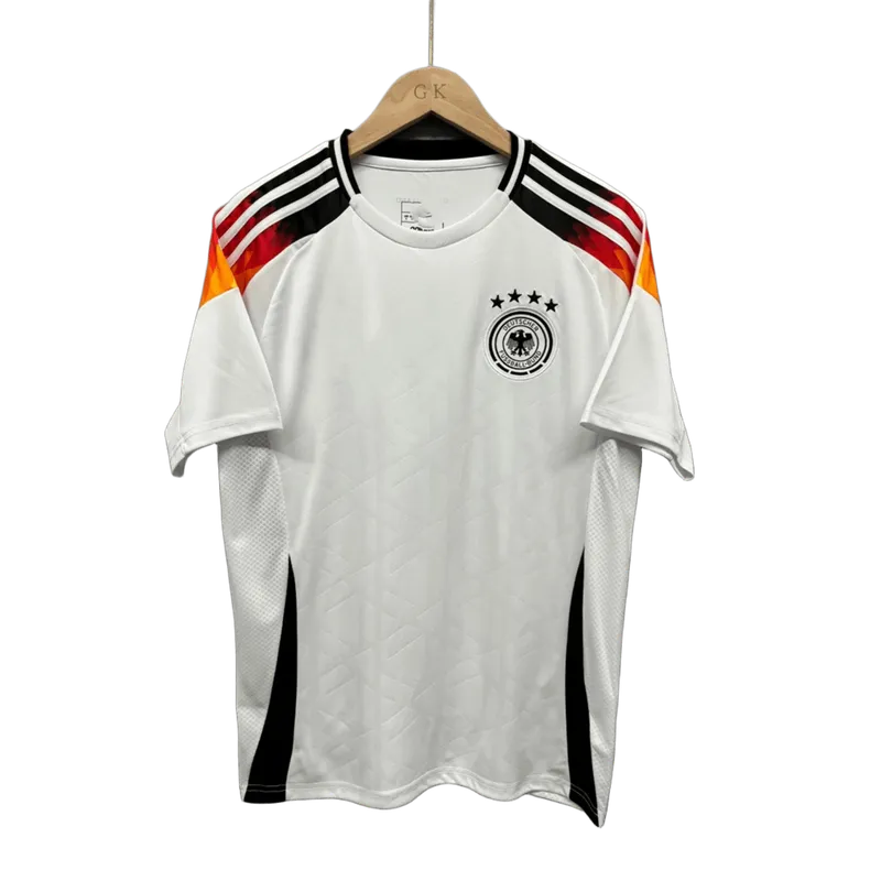 Germany Football Jersey: White Quick-Dry Unisex Kit