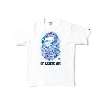 BAPE White Ape Logo Cotton Tee: Unisex Streetwear T-Shirt