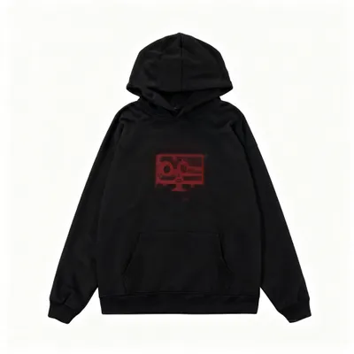Maison Margiela Black Unisex Hoodie Avant-Garde Fashion