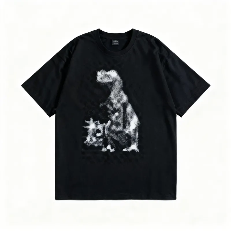 Stussy Classic Black T-Shirt: 90s Retro Unisex Streetwear