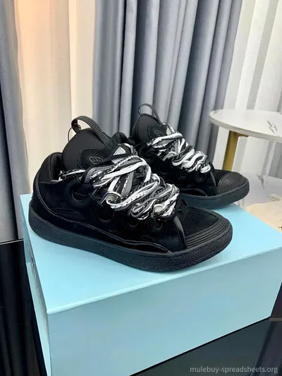LANVIN Black Classic Unisex Sneakers | Premium Comfort