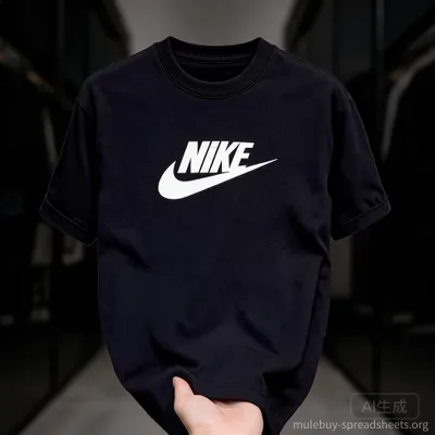 Nike Black Streetwear: Breathable Unisex T-Shirts