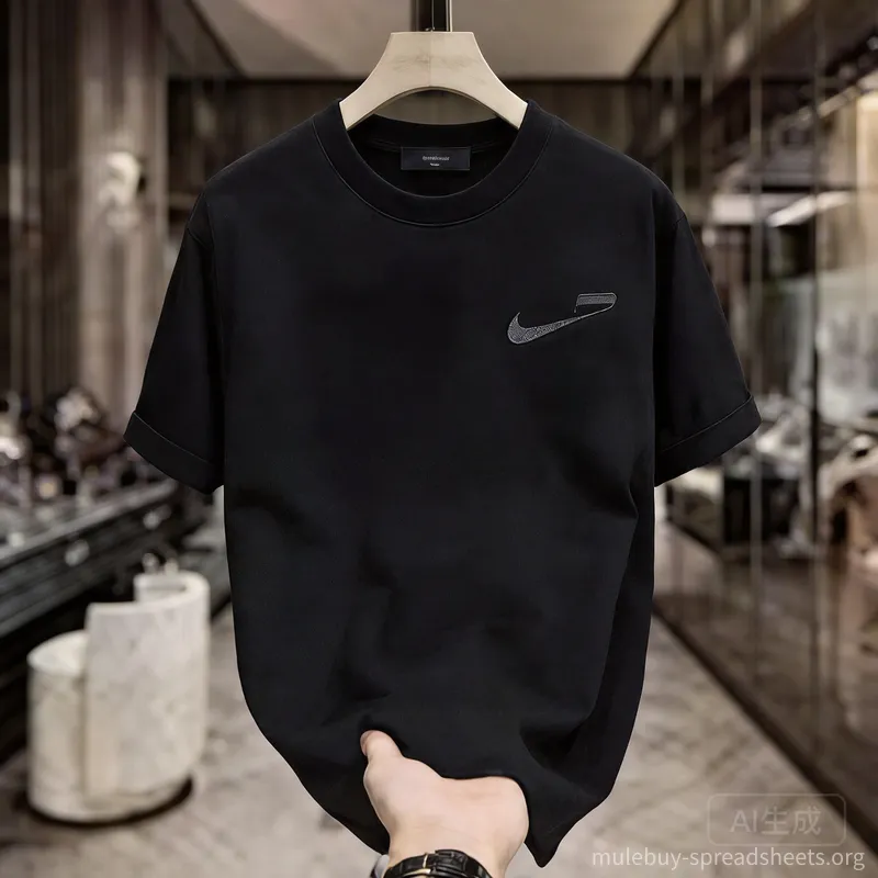 Nike Black Athletic Breathable Unisex Sportswear T-Shirt