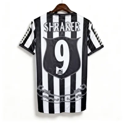 Adidas Black & White 9 Football Jersey - Moisture-Wicking & Breathable