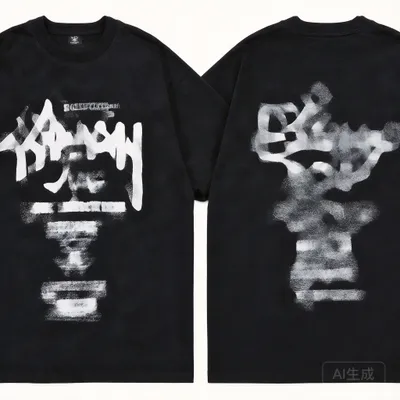 STUSSY 90s Black Classic Logo Unisex T-Shirt