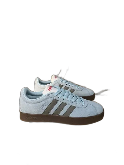 Adidas Classic Suede Light Blue Retro Sneakers Unisex