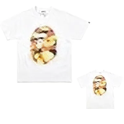 BAPE White Ape Head Logo Unisex T-Shirt