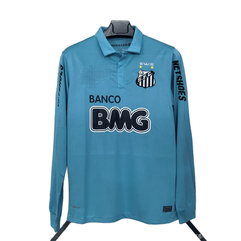 Santos FC 2012 Light Blue Jersey - Breathable Men's & Women's